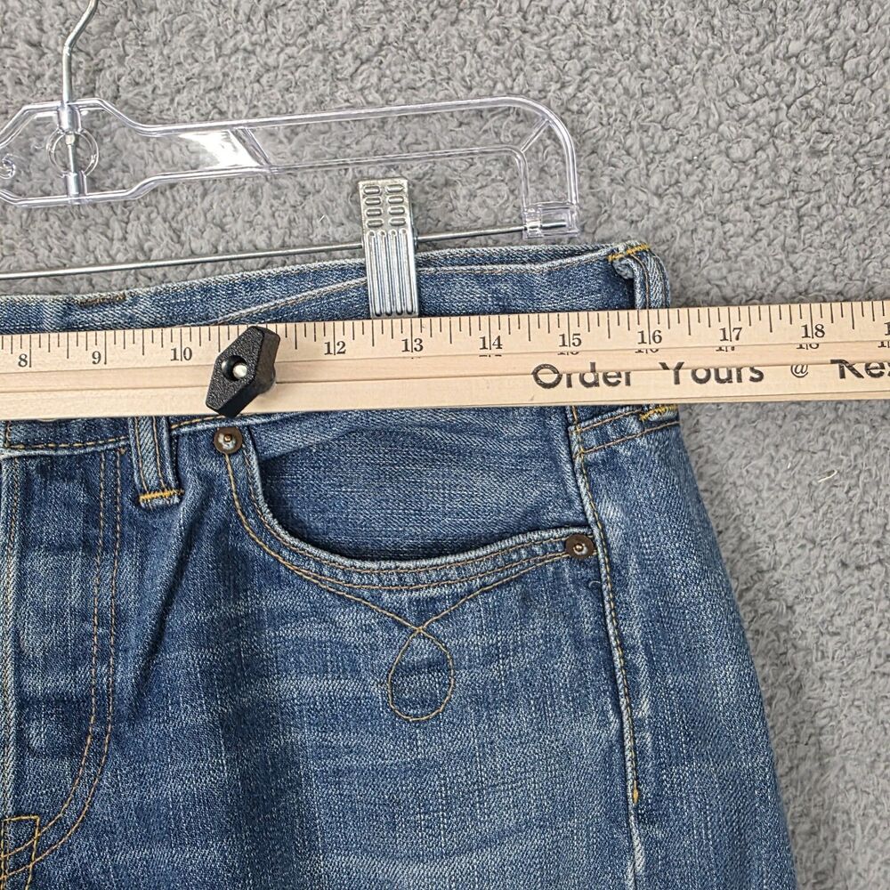 Double RL RRL Jeans Women's 30x34 Blue Japan Woven Selvedge Denim - Picture 10 of 13